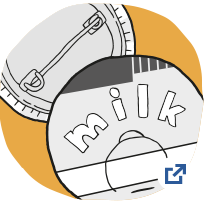 milky badge
